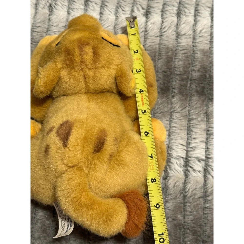Disney Vintage Lion King Simba Plush Disneyland Walt Disney 9 inch Pouncing Lion